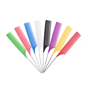 חדש מסרקי ספר צבע שיער מקצועי מסרק אחד-דרך מארג המדגיש סיכול להדגיש חיתוך קומבס סלון ברבר כלי