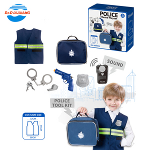 Juego de simulación de rol de alta calidad, conjunto de pistola de policía, mochila de disfraz, juguetes de policía, Handcuf - Product Image 2
