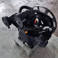 Piezas de compresor de pistón alternativo estilo Fiac WILLEST 15HP bomba desnuda de transmisión de correa de 3 cilindros BWIII150F 8 bar cabeza de aire de hierro fundido