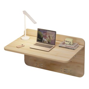 Bureau d'ordinateur pliable en MDF personnalisé avec pliage en un clic, design écologique et gain de place pour dortoirs universitaires, fixation murale - Product Image 2