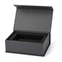 Boîte cadeau rigide magnétique écologique personnalisée en forme de livre avec insert en mousse pour bijoux, cosmétiques, électroniques