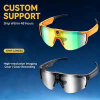 Lunettes Intelligentes IA 2026 avec Caméra HD 13MP, Traduction en Temps Réel, Audio, Étanche IP66, pour Hommes et Femmes