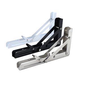 Support d'étagère triangulaire Billy Stent en acier inoxydable, pliable, pour montage d'étagère murale - Product Image 4