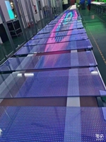 Mur vidéo en verre photoélectrique LED ultra clair Mur LED en verre P5 P6 P8 P10