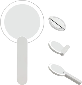 Espejo Cosmético de Viaje Mini LED OEM, Espejo de Maquillaje Portátil con LED y Mango Giratorio - Product Image 4