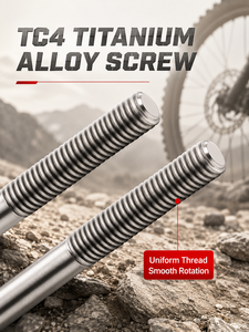 MOTSUV MTB – Axes de moyeu avant et arrière à dégagement rapide 140/180 mm en alliage de titane coloré – Pièces de rechange pour roues de vélo - Product Image 5