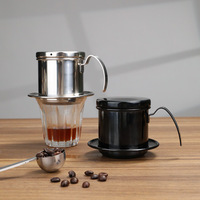 Cafetière vietnamienne en acier inoxydable 304, filtre à café pour infusion manuelle, design moderne et minimaliste