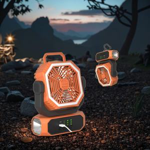 2025 20000mAh Portable Wireless USB Charging <b>Fan</b> <b>Large</b> Capacity and Long Battery Life for Outdoor Camping Car and Household Use - Product Image 6