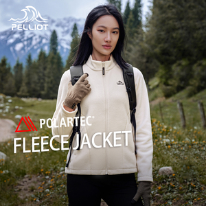 PELLIOT-Vêtements de sport de plein air brodés d'<span class=keywords><strong>hiver</strong></span> pour femmes, <span class=keywords><strong>veste</strong></span> polaire polaire respirante et chaude pour la <span class=keywords><strong>randonnée</strong></span> - Product Image 3