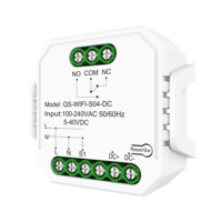 Module de relais WiFi Tuya OEM 2 canaux, interrupteur intelligent à contact sec avec entrée de tension large AC/DC