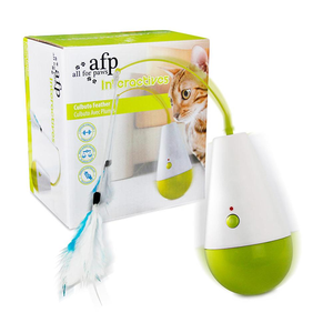 G07 AFP Bestseller Giocattoli Interattivi Automatici per Gatti, Piattaforma Girevole Elettrica Rotante con Piume per Gatti - Product Image 6