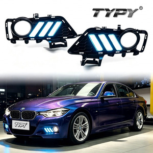Feux de jour à LED TYPY 12V pour BMW Série 3 F30 F35 2013-2019, clignotant jaune modifié, lampe automobile - Product Image 1