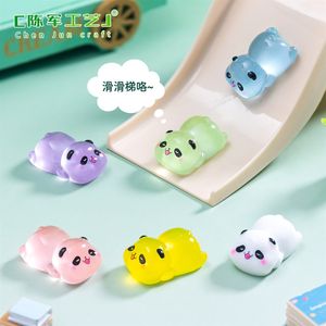 Weij Landscape - Linda <span class=keywords><strong>Casa</strong></span> de Panda Luminosa, Accesorios Decorativos para Bolsas Ciegas, Mini Adornos de Escritorio - Product Image 3