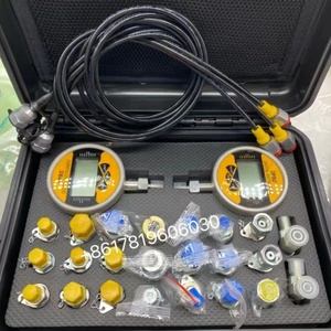 デジタル油圧計 掘削機油圧テストキット 油圧テストゲージ - Product Image 2