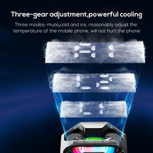 Refroidisseur de téléphone portable MEMO DL20 à trois vitesses, silencieux, à semi-conducteurs, avec clip dorsal - Product Image 3