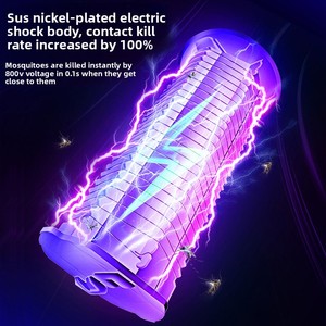 Ampoule LED anti-moustiques 9W, double fonction d'éclairage, culot E27, contrôle intelligent domestique, lampe anti-mouches - Product Image 5