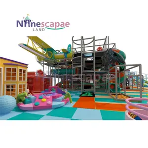 Commercial Indoor Playground Kit - Kid-Friendly Soft Play Equipment With Large Slides For Sale