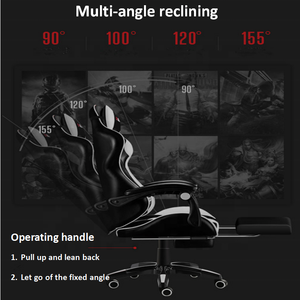 Chaise de Gaming inclinable en cuir rvb, <span class=keywords><strong>fauteuil</strong></span> de course avec masseur et haut-parleur <span class=keywords><strong>bluetooth</strong></span>, vente en gros, haute qualité - Product Image 4