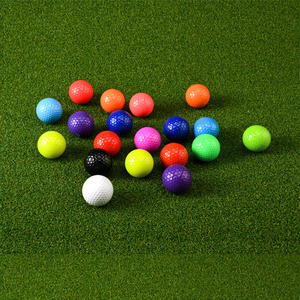 Balles de golf de tournoi d'occasion, 2 pièces, non flottantes, conformes USGA, en caoutchouc vert, pour farces pratiques - Product Image 2