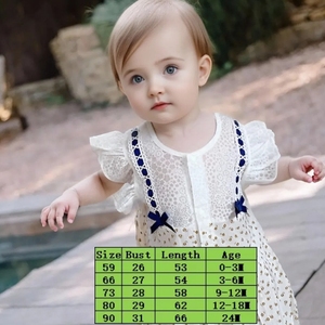 Nouveau-né filles vêtements petit coton floral 3-24 mois combinaison bébé barboteuse - Product Image 2