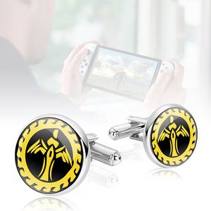 ゼルダの伝説用カフスボタン、トライフォースカフスボタン、ティアーズ・オブ・ザ・キングダムカフス、カフスボタン、ジュエリー、ビデオゲームカフスボタン - Product Image 6