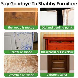 Pintura Acrílica Líquida a Base <span class=keywords><strong>de</strong></span> Agua <span class=keywords><strong>para</strong></span> <span class=keywords><strong>Madera</strong></span>, <span class=keywords><strong>para</strong></span> Renovación <span class=keywords><strong>de</strong></span> Muebles <span class=keywords><strong>de</strong></span> <span class=keywords><strong>Madera</strong></span>, Aplicación con Brocha, Cambio <span class=keywords><strong>de</strong></span> <span class=keywords><strong>Color</strong></span> - Product Image 2