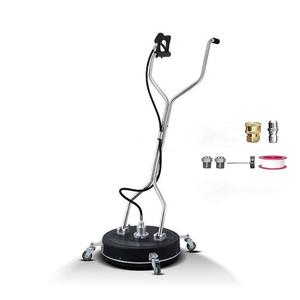 Nettoyeur de surface <span class=keywords><strong>pour</strong></span> nettoyeur haute pression 4500psi Nettoyeur à disque en acier inoxydable 28Mpa avec roues - Product Image 3