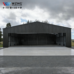 Garage d'avion en acier Q235/Q355 haute résistance sans colonnes - Product Image 1