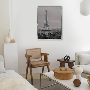 Eiffeltoren verlichte olie digitale print kunst op canvas frame kunst met meerdere kleuren 40x60cm - Product Image 5