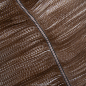 ผมต่อแบบเส้นไหมสีน้ำตาลไฮไลท์ 13A แบบ Double Drawn Butterfly Weft  ชนิดมองไม่เห็นรอยต่อ - Product Image 2