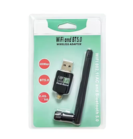 Adaptateur WiFi USB sans fil TROLINK WB601 RTL8821CU 600 Mbps Bt5.0 2,4 GHz 5,8 GHz IEEE802.11a/b/g/n/ac Dongle