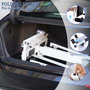 Sillón Reclinable Eléctrico Plegable y Ajustable con Función de Elevación y Asistencia para Levantarse, para Personas Mayores, Uso Médico Doméstico y Transferencia en Coche - Product Image 5
