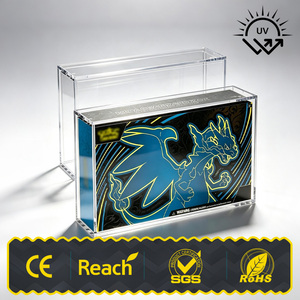 Rak <span class=keywords><strong>Display</strong></span> Akrilik Magnetik untuk Pokemon Mega Charizard, Kotak Akrilik UPC, Kotak Penyimpanan Akrilik UPC - Product Image 1
