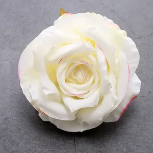 Cabeza de Flor de Rosa de 10 cm, Decoración de Pared de Flores para Boda, Cabeza de Flor de Seda - Product Image 6