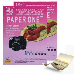 A3 260gsm kaliteli çift taraflı parlak fotoğraf kağıdı mürekkep püskürtmeli parlak kağıt 2 tarafı rekabetçi fiyat ile