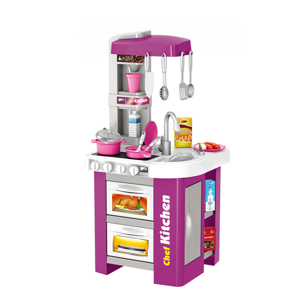 Новый продукт имитирует просвечивающую игрушечную посуду с функцией выхода воды, популярная детская игрушка для кухни