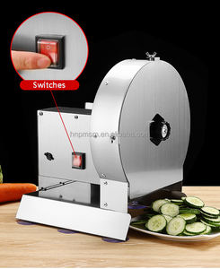 Máquina cortadora de frutas y verduras industrial Tamaño de viaje Cebolla Zanahoria Plátano Aguacate Tomate Fresa Jengibre Cortador - Product Image 3