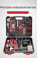 Set Alat Bor Listrik Merah Kualitas Superior Aksesori Lengkap Set Alat Pertukangan Kayu Set Alat Tangan