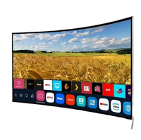Nouvelle télévision intelligente incurvée LED haute définition 65 pouces, personnalisable 4K avec système Android, en vente