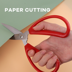 Đa Chức Năng Mini Thép Không Gỉ Văn Phòng Thủ Công Kéo Màu Đỏ Truyền Thống Hộ Gia Đình Kéo Cho Giấy Mịn Cắt - Product Image 2
