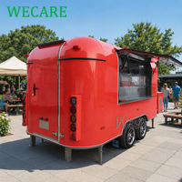 WECARE COC Imbisswagen Foodtruck Café Barbecue Pizza Fast Food Truck Cuisine Mobile Remorque de Restauration Entièrement Équipée Restaurant