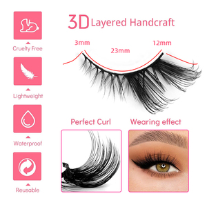 <span class=keywords><strong>Faux</strong></span> cils en vison 3D de 5 à 20 mm, <span class=keywords><strong>faux</strong></span> cils, <span class=keywords><strong>faux</strong></span> cils en vison, <span class=keywords><strong>faux</strong></span> cils complets en bande, vente en gros - Product Image 3