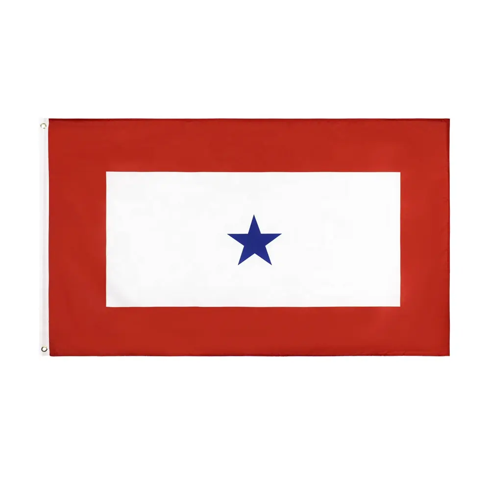 Pronto per la spedizione 3x5 Ft Membro della Famiglia Militare Servizio Banner 1 Blue Star Bandiera