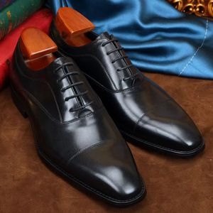 Chaussures en cuir pour hommes, à bout pointu, respirantes, décontractées et habillées, pour le travail et les occasions formelles - Product Image 3