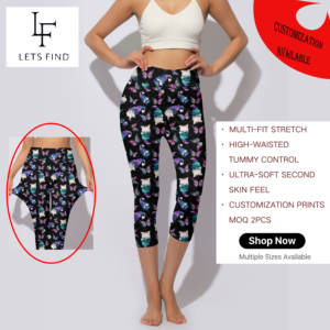 เลกกิ้งผู้หญิงรุ่นใหม่ขายดี ทรงเอวสูง เนื้อผ้านุ่มพิเศษ ระบายอากาศดี ถักทออย่างประณีต ผ้าไหมนมขัดสองชั้น ซีรีส์ก็อบลิน - Product Image 1