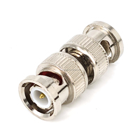Connecteur de prise BNC mâle à mâle pour caméra CCTV, 12 pièces, de haute qualité