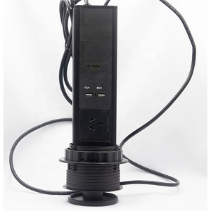 AU Ổ Cắm Điện 90Mm Lỗ Ẩn Nhà Bếp Bàn Tay Kéo Ổ Cắm Bật Lên Với Cổng Dữ Liệu USB Ổ Cắm Điện Văn Phòng - Product Image 6