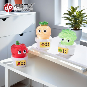 Figura Decorativa de Resina Vegetal Dp, Adorno Miniatura Luminoso para Interiores - Product Image 1