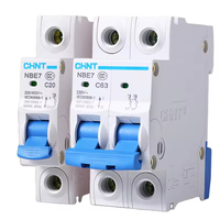 Disjoncteur 1P AC/DC MCCB MCB Nxb-63 Nb1-63dc 100% original Chint pour éclairage domestique et système solaire