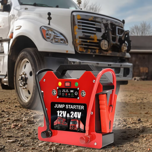 Démarreur de saut de secours pour <span class=keywords><strong>moteur</strong></span> lourd 10000mAh pour tracteur remorque, <span class=keywords><strong>booster</strong></span> de <span class=keywords><strong>moteur</strong></span> de grande taille 8000A - Product Image 1